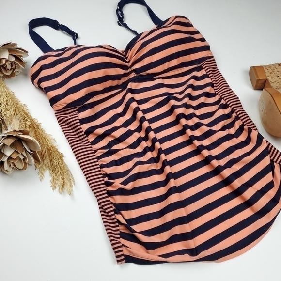 NEW Beach Bump Maternity Tankini Swim Top Sz L - Picture 6 of 12